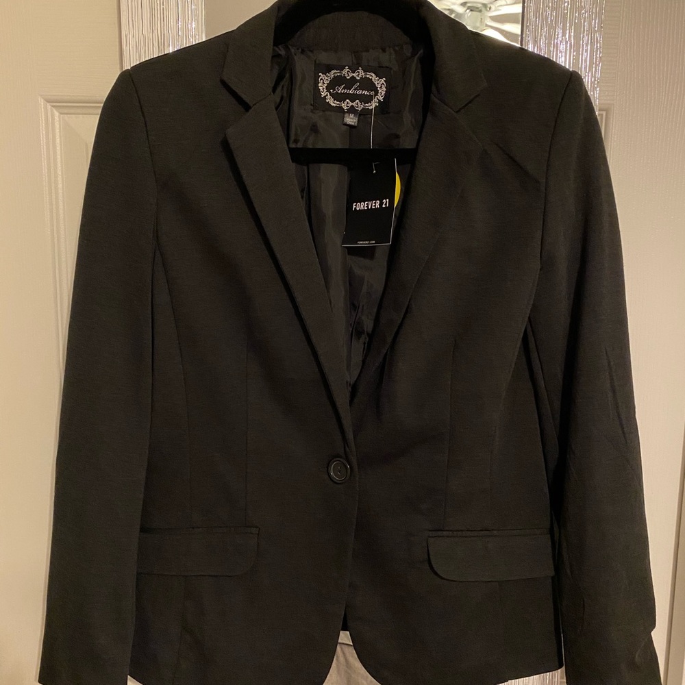 Gray blazer